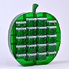  Large apple organiser with 4x0.07 + 16x0.14 litre boxes