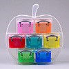  Small apple organiser with 7x0.14 litre boxes