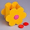 Pack of 14 sets of assorted coloured flower centres