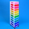 Storage tower with 11x7 litre drawers