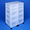 Storage tower double with 4x7 + 6x12 litre drawers