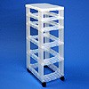 Storage tower without 2x4 + 3x9 litre boxes