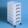 Storage tower with 7x4 litre boxes