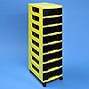 Storage tower with 8x7 litre drawers