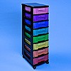 Storage tower with 8x7 litre drawers