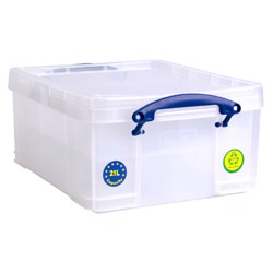 21 litre Really Useful Box + 2x Large tray 6