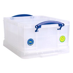 21 litre Really Useful Box + 2x Large tray 6