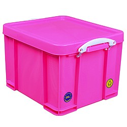 Really Useful Storage Box 35 Litre Clear in Card Ref 35CCB