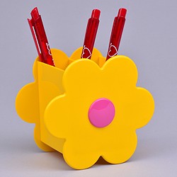 Flower pencil pot