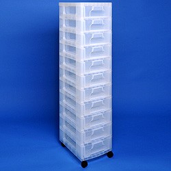 Storage tower with 11x7 litre Really Useful Drawers