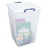 106 litre quality nestable Really Useful Box with winged lid