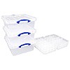 31.5 litre quality nestable RUB + 2 sorting trays
