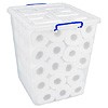 87 litre quality nestable Really Useful Box with winged lid