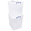 87 litre quality nestable RUB with winged lid