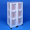Storage tower double with 6x25 litre Really Useful Drawers