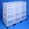 Storage tower triple with 9x7 + 6x12 litre Really Useful Drawers