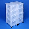 Storage tower double with 8x12 litre Really Useful Drawers