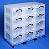 Storage tower triple with 12x9 litre Really Useful Boxes