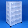 Storage tower double with 5x30 litre Really Useful Drawers