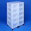 Storage tower double with 10x12 litre Really Useful Drawers