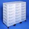 Storage tower triple with 21x7 litre Really Useful Drawers